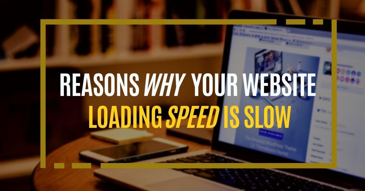 12 Reasons Why Your Website Loading Speed is Slow